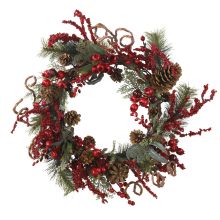 Berry Wreath with Assorted Berries